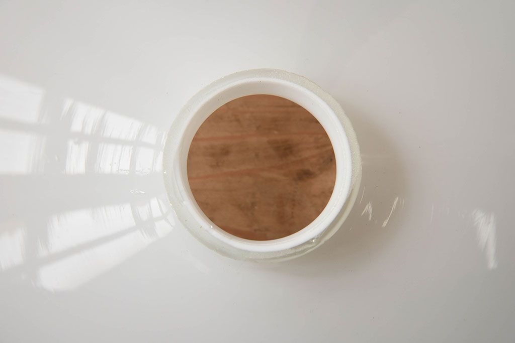 昭和レトロ　内被せガラス　古い天井照明(電笠照明)