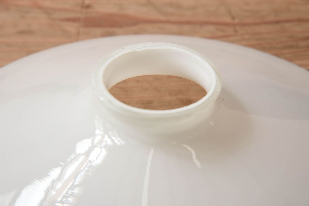 昭和レトロ　内被せガラス　古い天井照明(電笠照明)