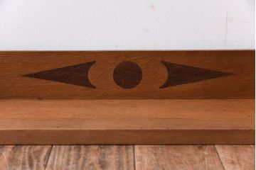 アンティーク雑貨　イギリスアンティーク　飾り棚付き!木製キャ二スター6点セット