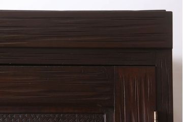伝統工芸軽井沢彫　中古　ワードローブ(洋タンス)