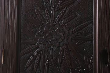 伝統工芸軽井沢彫　中古　ワードローブ(洋タンス)