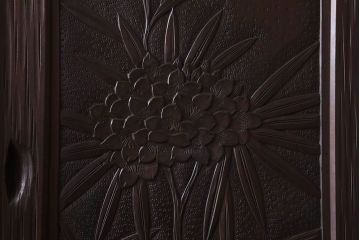 伝統工芸軽井沢彫　中古　ワードローブ(洋タンス)