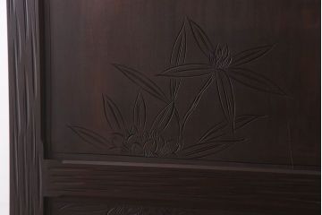 伝統工芸軽井沢彫　中古　ワードローブ(洋タンス)