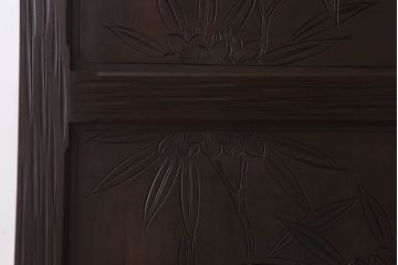 伝統工芸軽井沢彫　中古　ワードローブ(洋タンス)