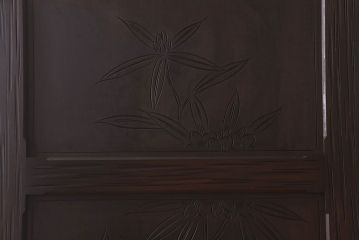 伝統工芸軽井沢彫　中古　ワードローブ(洋タンス)