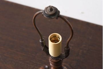 中古　ステンドグラスシェードのスタンドライト(照明)(1)