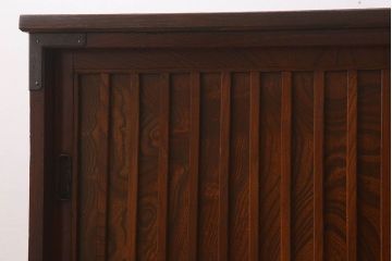 アンティーク家具　明治大正期　前面欅材　時代箪笥ローボード