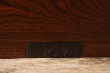 アンティーク家具　明治大正期　前面欅材　時代箪笥ローボード