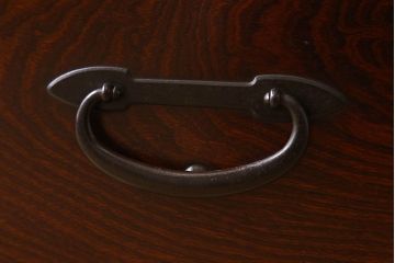 アンティーク家具　明治大正期　前面欅材　時代箪笥ローボード