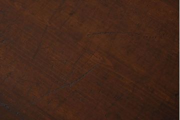 アンティーク家具　結霜ガラス引き戸　丸金具　鉄脚付きローボード