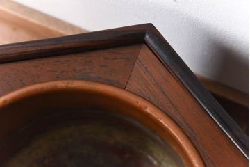 アンティーク雑貨　明治大正期　桑材　アンティーク　六角形火鉢(1)