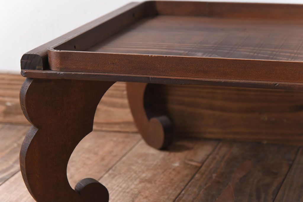 アンティーク雑貨　大正昭和期　檜・桂材製!アンティークのお膳