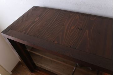 アンティーク家具　三方栗材　40杯引き出し付き　上質な重ね収納棚(薬箪笥)