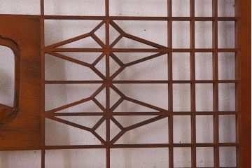 古民具・骨董　彫刻　組子　アンティークの欄間(1)