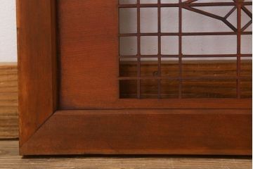 古民具・骨董　彫刻　組子　アンティークの欄間(1)