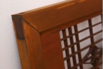 古民具・骨董　彫刻　組子　アンティークの欄間(1)