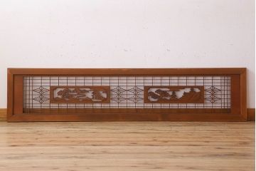 古民具・骨董　彫刻　組子　アンティークの欄間(1)