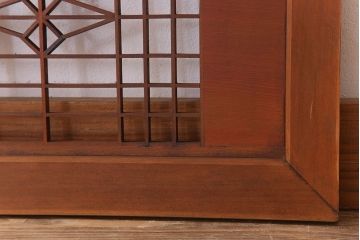 古民具・骨董　彫刻　組子　アンティークの欄間(1)