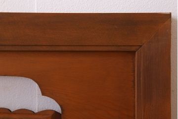 アンティーク雑貨　古民具・骨董　彫刻　アンティークの欄間2枚セット(2)