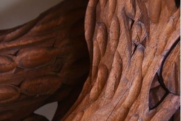 アンティーク雑貨 古民具・骨董 彫刻 アンティークの欄間2枚セット(2)