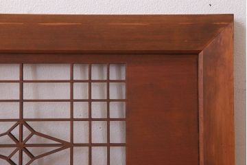 古民具・骨董　彫刻　組子　アンティークの欄間(2)