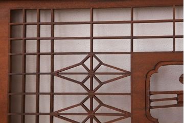 古民具・骨董　彫刻　組子　アンティークの欄間(2)