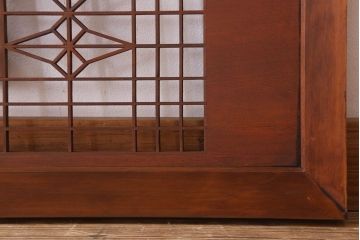 古民具・骨董　彫刻　組子　アンティークの欄間(2)