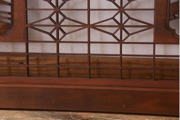 古民具・骨董　彫刻　組子　アンティークの欄間(2)