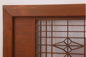 古民具・骨董　彫刻　組子　アンティークの欄間(2)