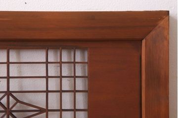 古民具・骨董　彫刻　組子　アンティークの欄間(2)