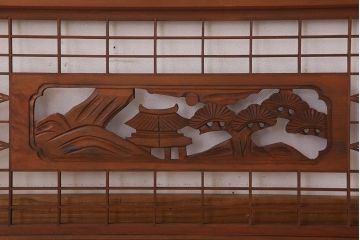 古民具・骨董　彫刻　組子　アンティークの欄間(2)