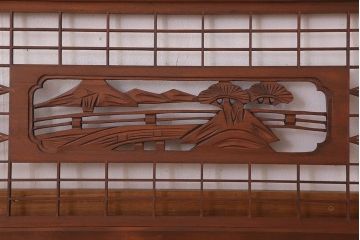 古民具・骨董　彫刻　組子　アンティークの欄間(2)