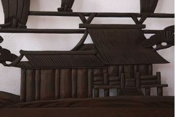 アンティーク雑貨　古民具・骨董　彫刻　アンティークの欄間(1)