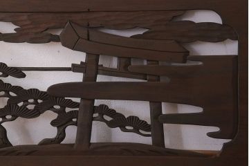 アンティーク雑貨　古民具・骨董　彫刻　アンティークの欄間(1)