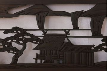 アンティーク雑貨　古民具・骨董　彫刻　アンティークの欄間(1)