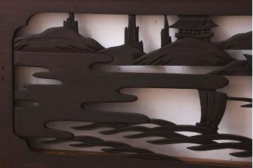 アンティーク雑貨　古民具・骨董　彫刻　アンティークの欄間(2)