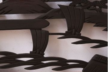 アンティーク雑貨　古民具・骨董　彫刻　アンティークの欄間(2)