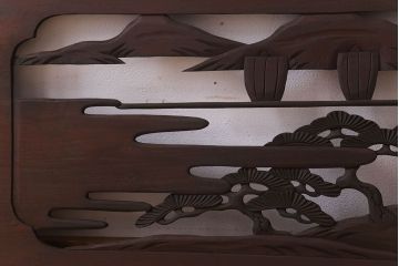 アンティーク雑貨　古民具・骨董　彫刻　アンティークの欄間(2)