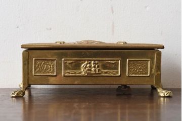 アンティーク雑貨　イギリスアンティーク　kusswalzer　オルゴール(小物入れ)