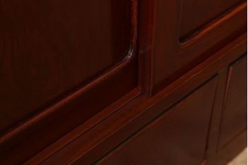 アンティーク家具　和製アンティーク　前面欅材の時代箪笥ローボード
