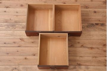 アンティーク家具　和製アンティーク　前面欅材の時代箪笥ローボード