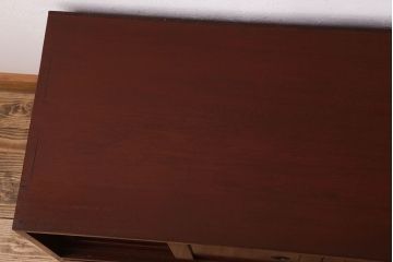アンティーク家具　和製アンティーク　前面欅材の時代箪笥ローボード