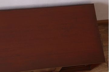 アンティーク家具　和製アンティーク　前面欅材の時代箪笥ローボード