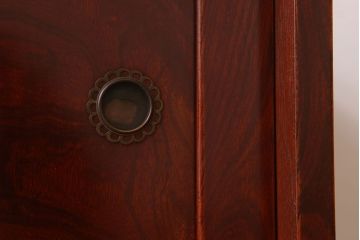 アンティーク家具　和製アンティーク　前面欅材の時代箪笥ローボード