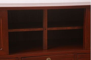 アンティーク家具　和製アンティーク　前面欅材の時代箪笥ローボード