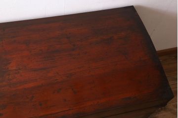 アンティーク雑貨　明治期　特大サイズ!和製アンティークの長持(収納箱・木箱)