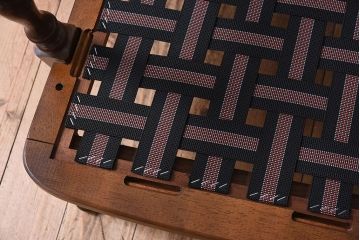 中古　飛騨産業　穂高　WINDSOR　キツツキマーク　1人掛けソファ(1)