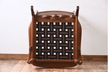 中古　飛騨産業　穂高　WINDSOR　キツツキマーク　1人掛けソファ(1)