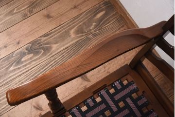 中古　飛騨産業　穂高　WINDSOR　キツツキマーク　1人掛けソファ(2)
