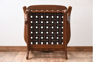 中古　飛騨産業　穂高　WINDSOR　キツツキマーク　1人掛けソファ(2)